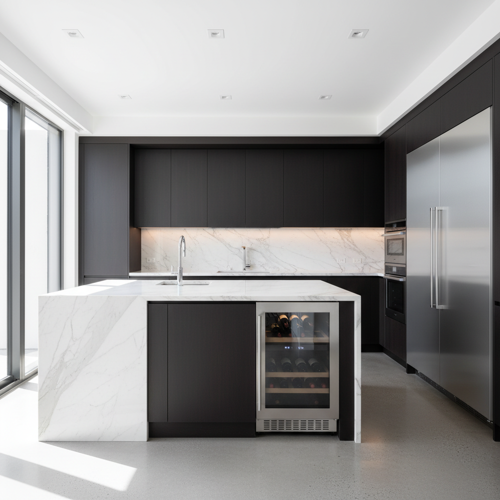 Premium kitchen with U-Line style appliances
